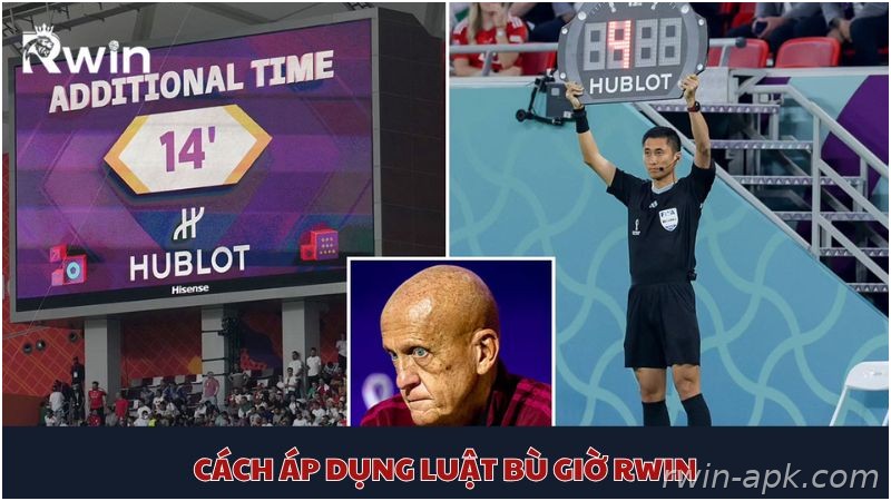 Cách tính bù giờ mới trong trận đấu