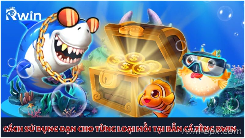 Cách sử dụng đạn trong bắn cá xèng Rwin