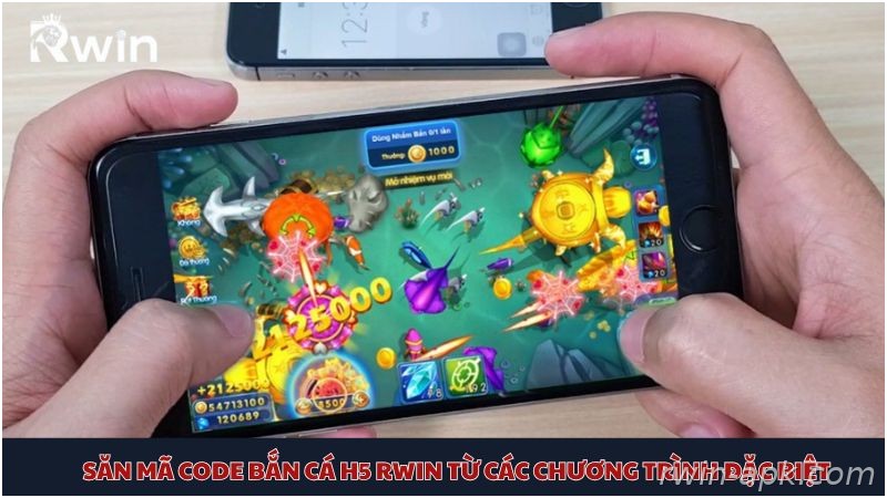 Săn mã code bắn cá H5 Rwin từ sự kiện