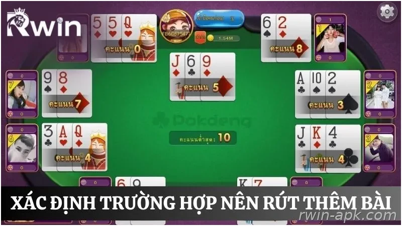 Khi nào nên rút thêm bài trong Pok Deng